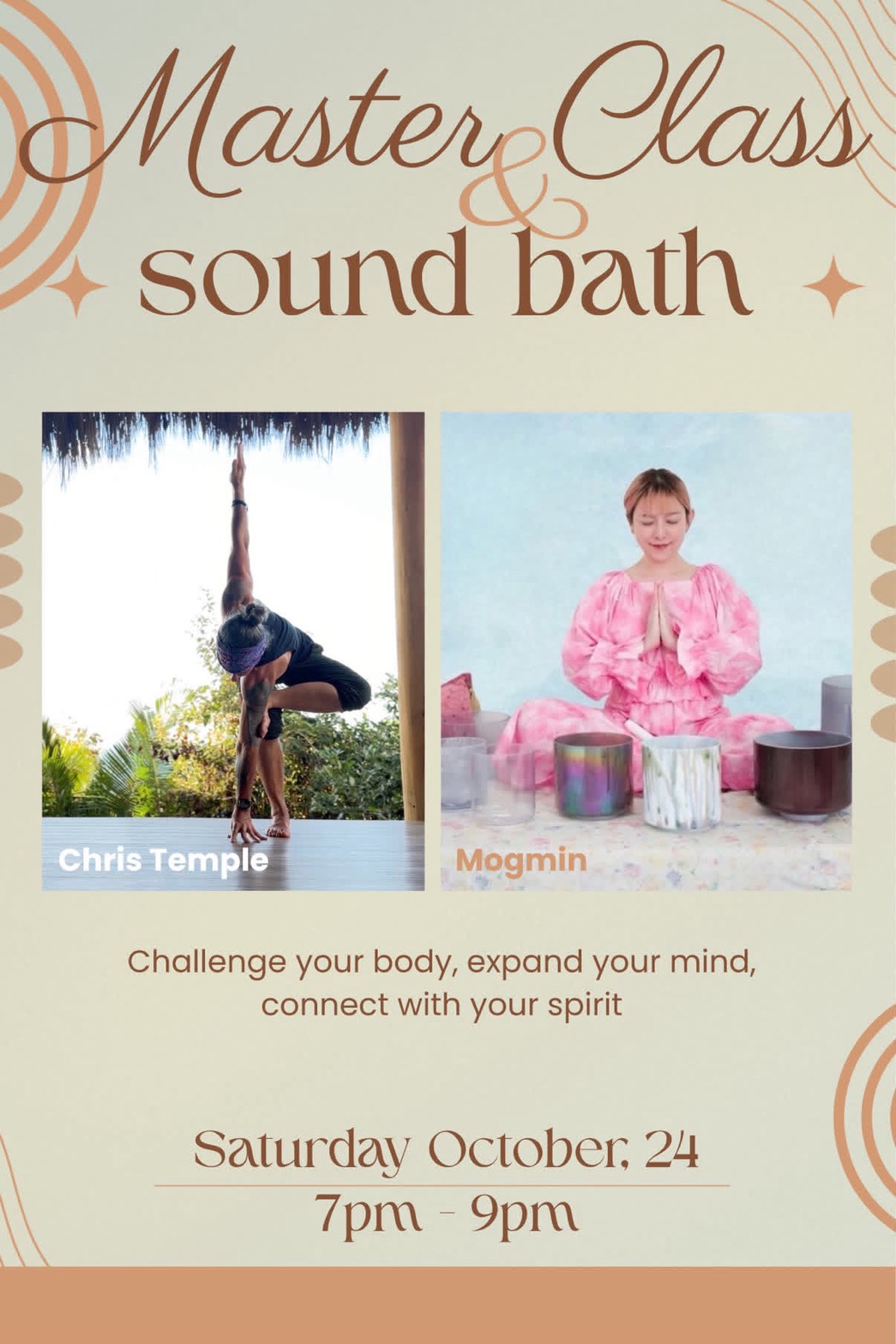 Master Class & Sound Bath with Chris Temple & mogmin.